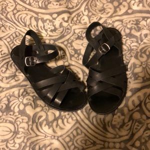 Black sandals